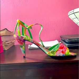 Cute blue and pink sandal